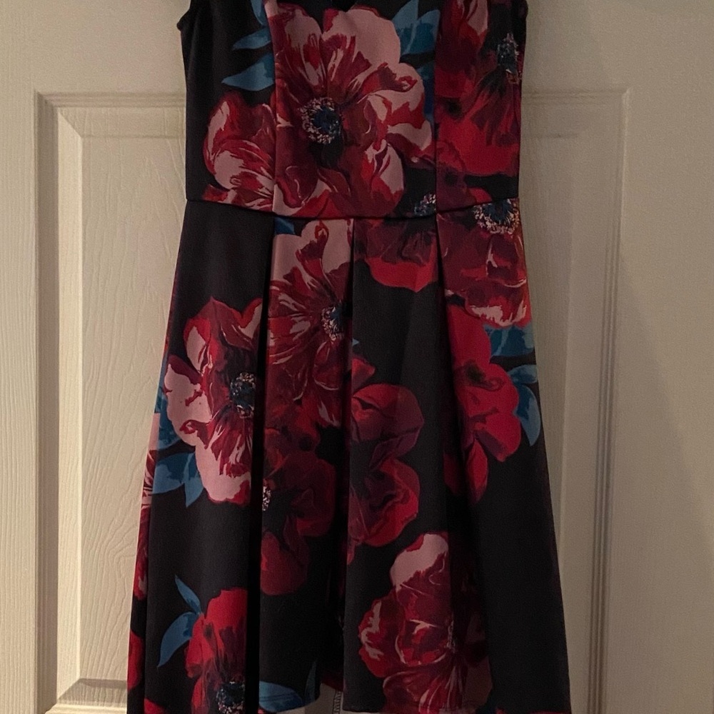 Floral Sleeveless Dress - Picture 2 of 5